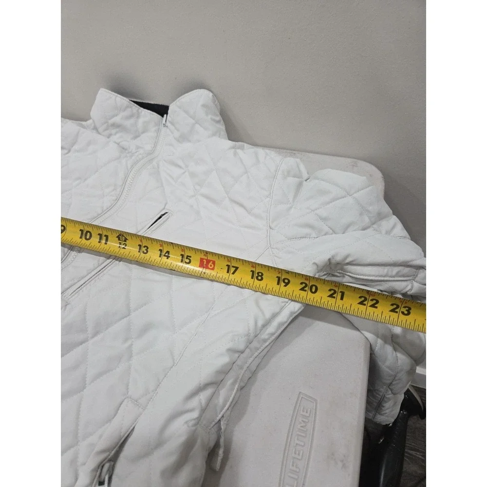 COLUMBIA JACKET‎ VERTEX OFF WHITE WITH BLACK COLLAR SIZE MEDIUM
